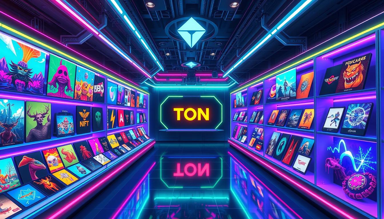 TON token NFT marketplace